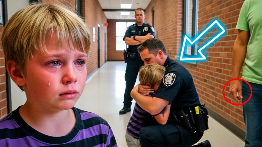 MENINO DE 7 ANO INVADE delegacia e grita: “POR FAVOR, PRENDE O MEU PAI!”, motivo faz todos CHORAREM!