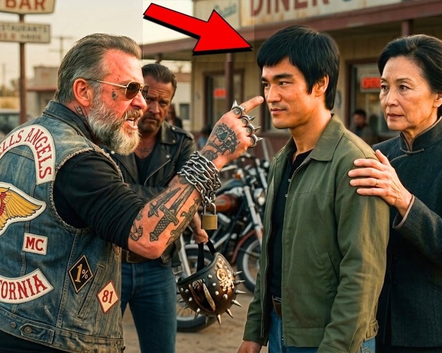 Hells Angels griffen Bruce Lees Mutter an – sie wussten nicht, dass ihr Sohn zusah.  DD
