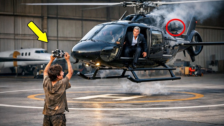 “SUA MULHER TIROU ESSA PEÇA, NÃO VAI!”, Gritou pequeno mendigo para Bilionário em Helicóptero.