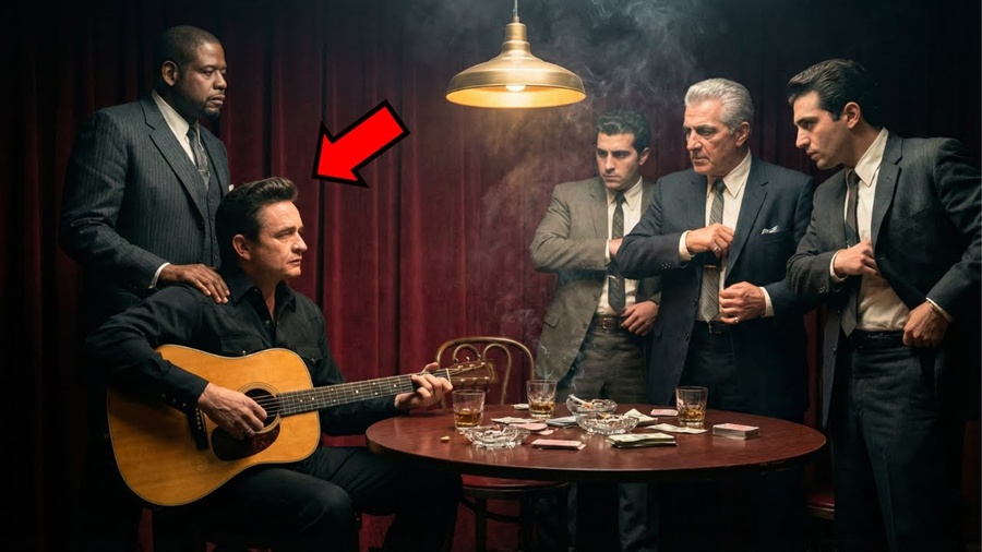 Johnny Cash Walked Into Bumpy Johnson’s War With Only a Guitar — No One Expected What Came Next