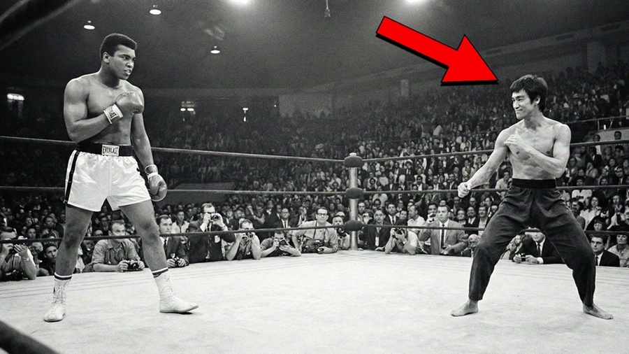 Bruce Lee Was Called Into Ring By Muhammad Ali and Said “Try Me” — 3 Seconds Later Made History