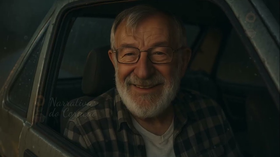 Mulher ajuda IDOSO ABANDONADO na chuva, mas quando percebe 1 detalhe nele, o abraça CHORANDO.