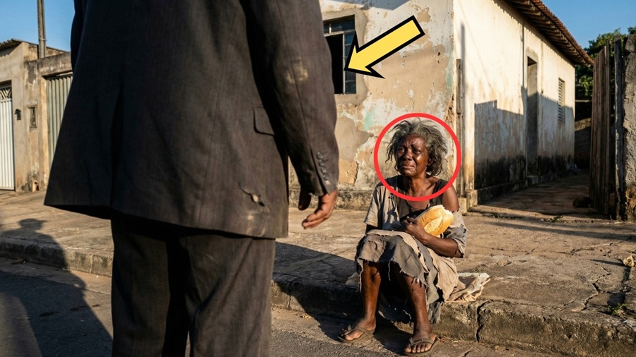 EX-MILIONÁRIO Arruinado DIVIDE Sua ÚLTIMA REFEIÇÃO com MORADORA de RUA – O final é INACREDITÁVEL