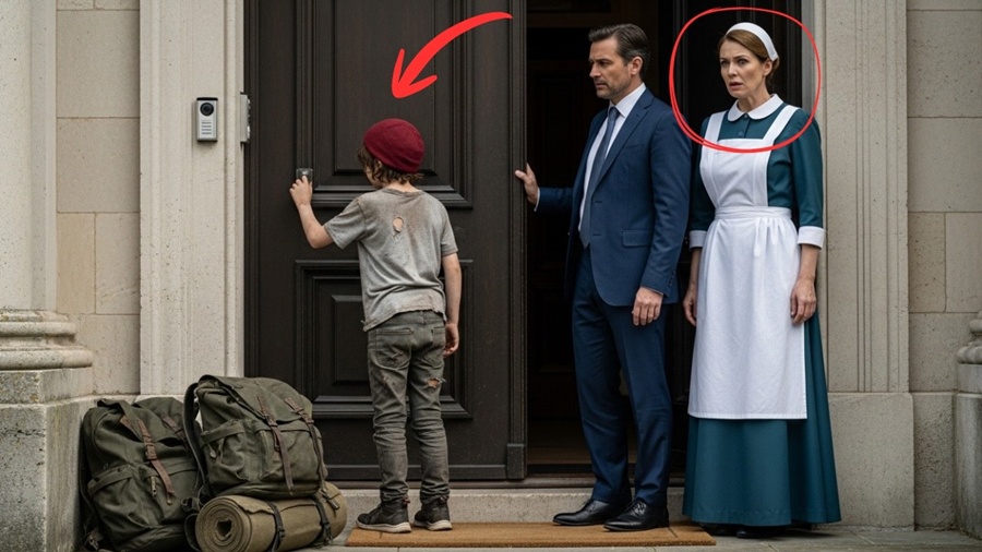 MENINO tocou A CAMPAINHA DO MILIONÁRIO … e o que ele contou MUDOU SUAS VIDAS PARA SEMPRE …