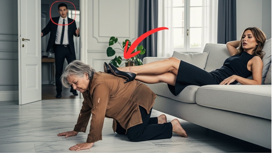 ELA TRATAVA SUA SOGRA ASSIM, MAS O NETO MILIONÁRIO APARECEU DE SURPRESA E FICOU REVOLTADO …