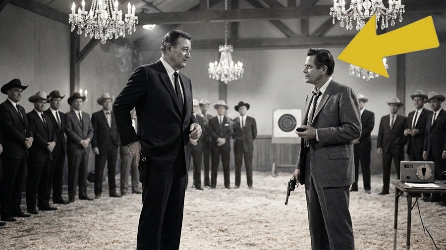 When Glenn Ford Challenged John Wayne’s Gun Skills — The Philosophy Lesson That Silenced Hollywood