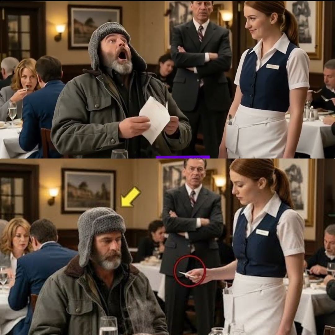 Undercover-Millionär bestellt ein Steak Kellnerin steckt ihm einen Zettel zu der ihn sprachlos macht