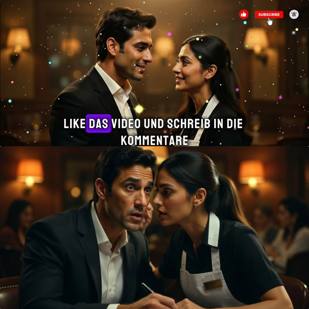 Er wollte gerade unterschreiben… doch die Warnung der Kellnerin ließ ihn erstarren