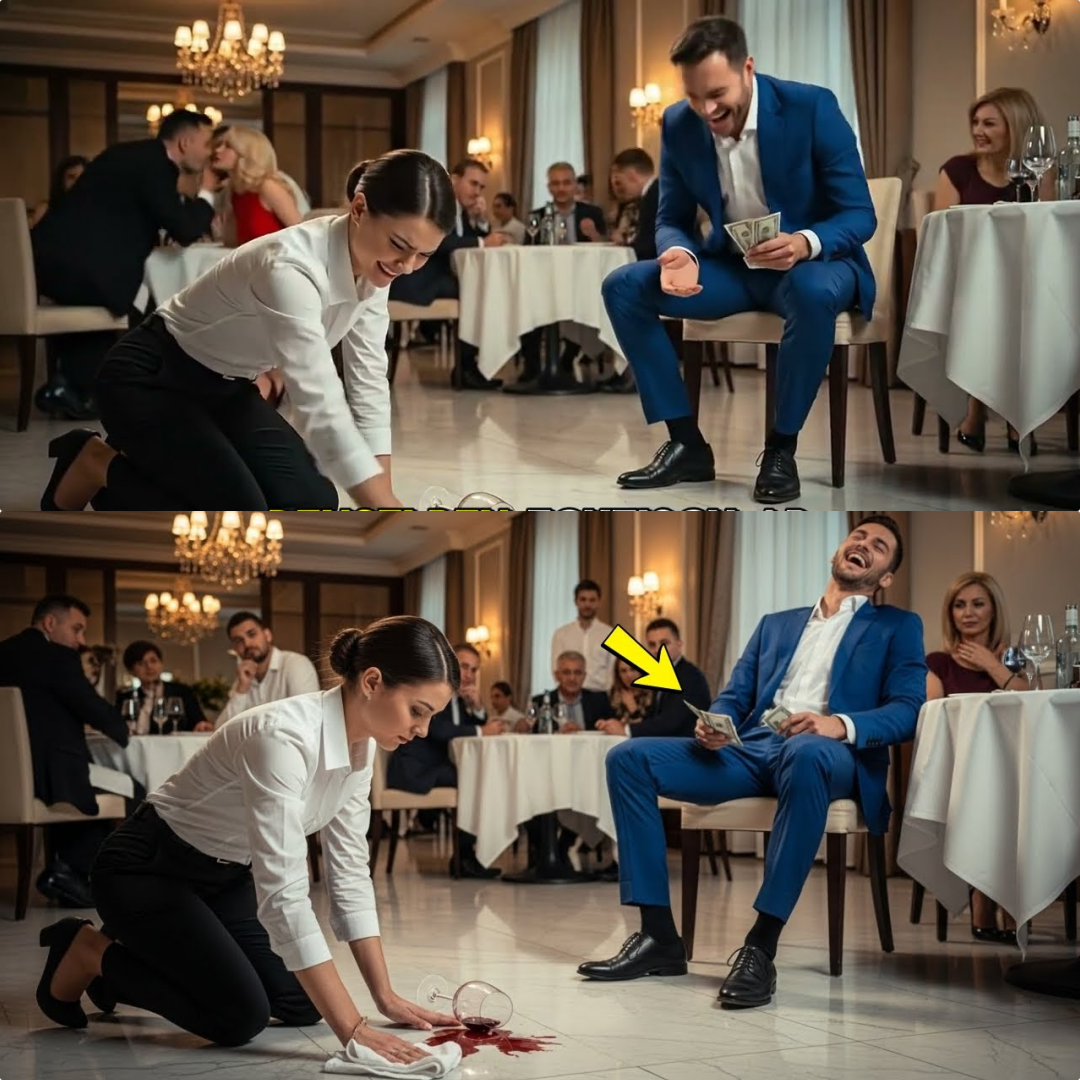 Verwöhnter Milliardärssohn demütigt Kellnerin – doch ihr stiller Moment verändert alles!