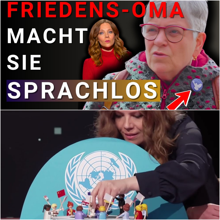 Sie wird von Friedens-Oma & Verweigerer gestopft