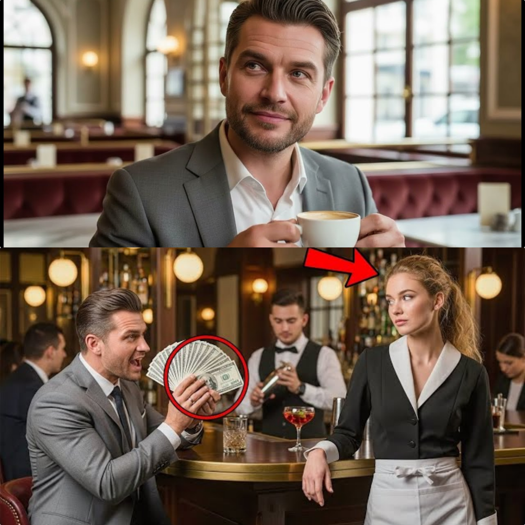 An einem hellen, warmen Vormittag, als das Sonnenlicht durch große Glasfenster fiel und Staubkörner wie kleine Sterne in der Luft tanzen ließ, begann diese Geschichte fast beiläufig. In einem eleganten Café nahe einer geschäftigen Einkaufsstraße saß Henrik Albrecht, ein Mann, dessen Name in Wirtschaftskreisen mit Macht, Reichtum und Erfolg verbunden war. Maßgeschneiderter Anzug, glänzende Uhr, ein Blick, der gewohnt war, Räume zu kontrollieren. Für ihn war dieser Ort nur ein Zwischenstopp, ein schneller