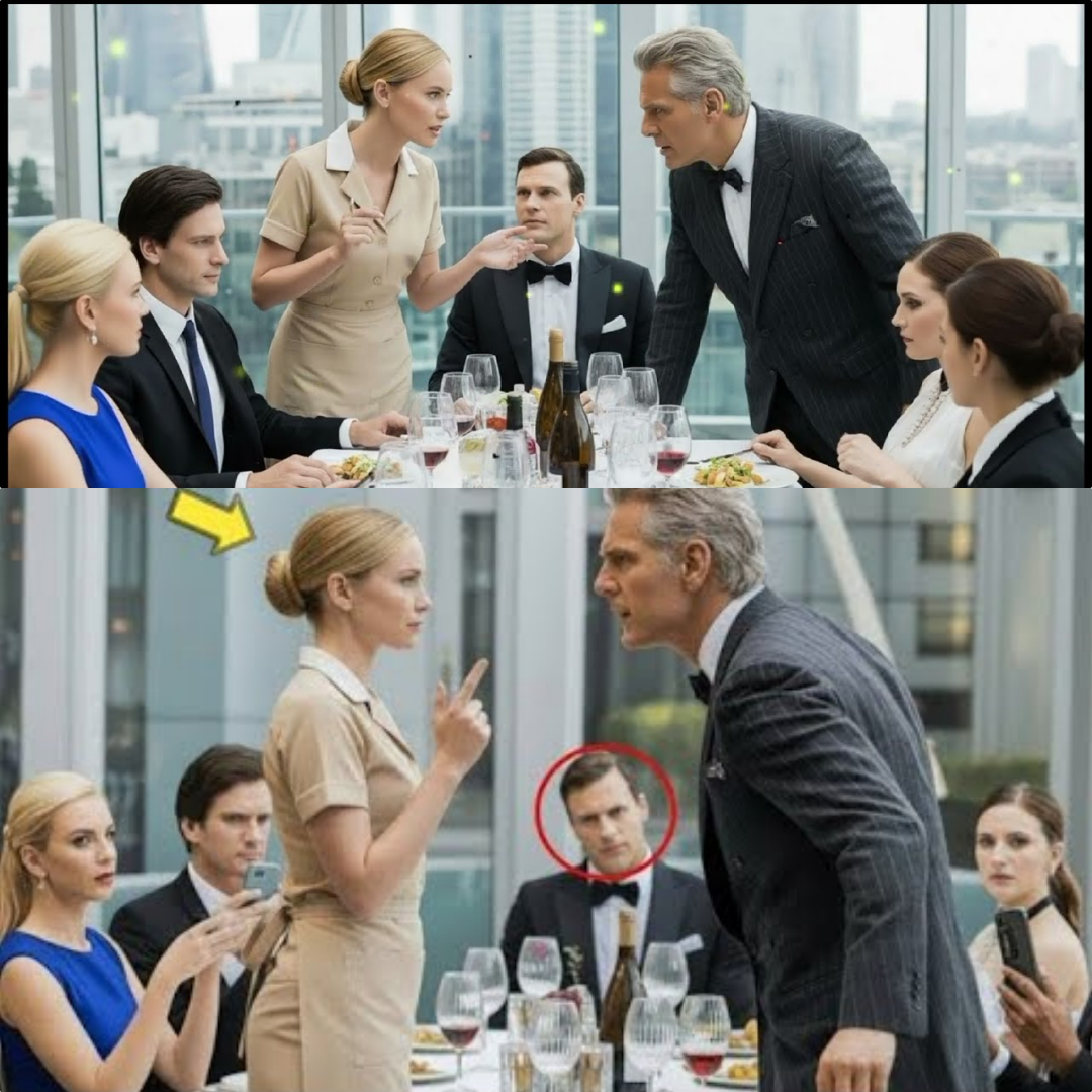 Alle lachten über die Kellnerin… bis der Milliardär erkannte, wen er gerade beleidigt hatte
