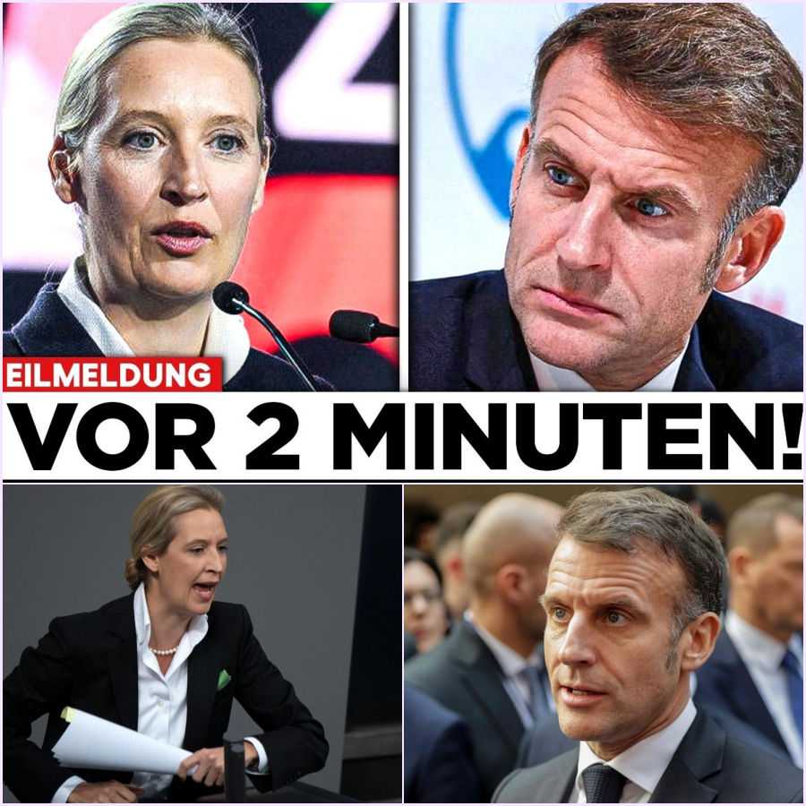 Der historische TV-Eklat: Wie Alice Weidel das letzte Tabu Europas bricht und Macron vor Millionen bloßstellt