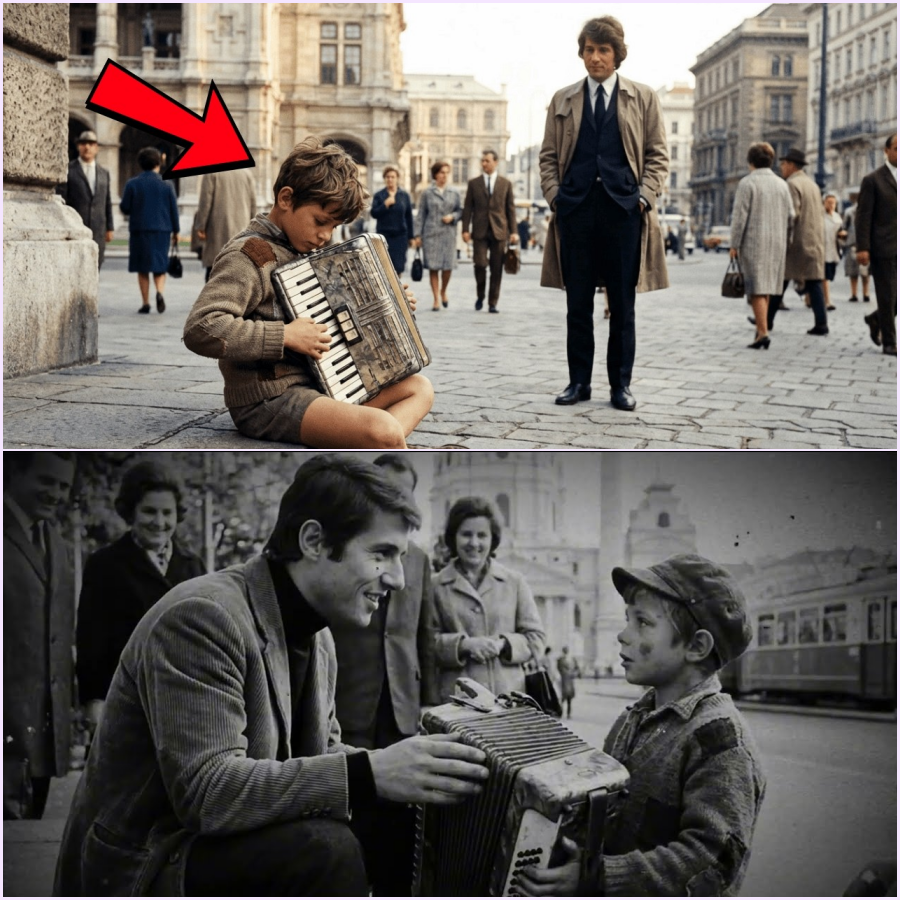 Ein Straßenkind spielte „Merci Chérie“ — als plötzlich Udo Jürgens auftauchte