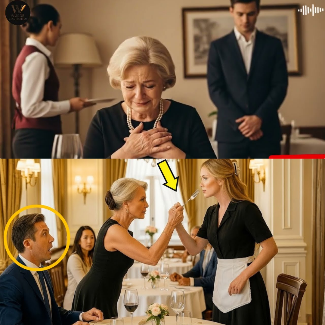 Die Mutter des Milliardärs schüchterte alle ein – bis eine Kellnerin ihr mutig die Stirn bot!