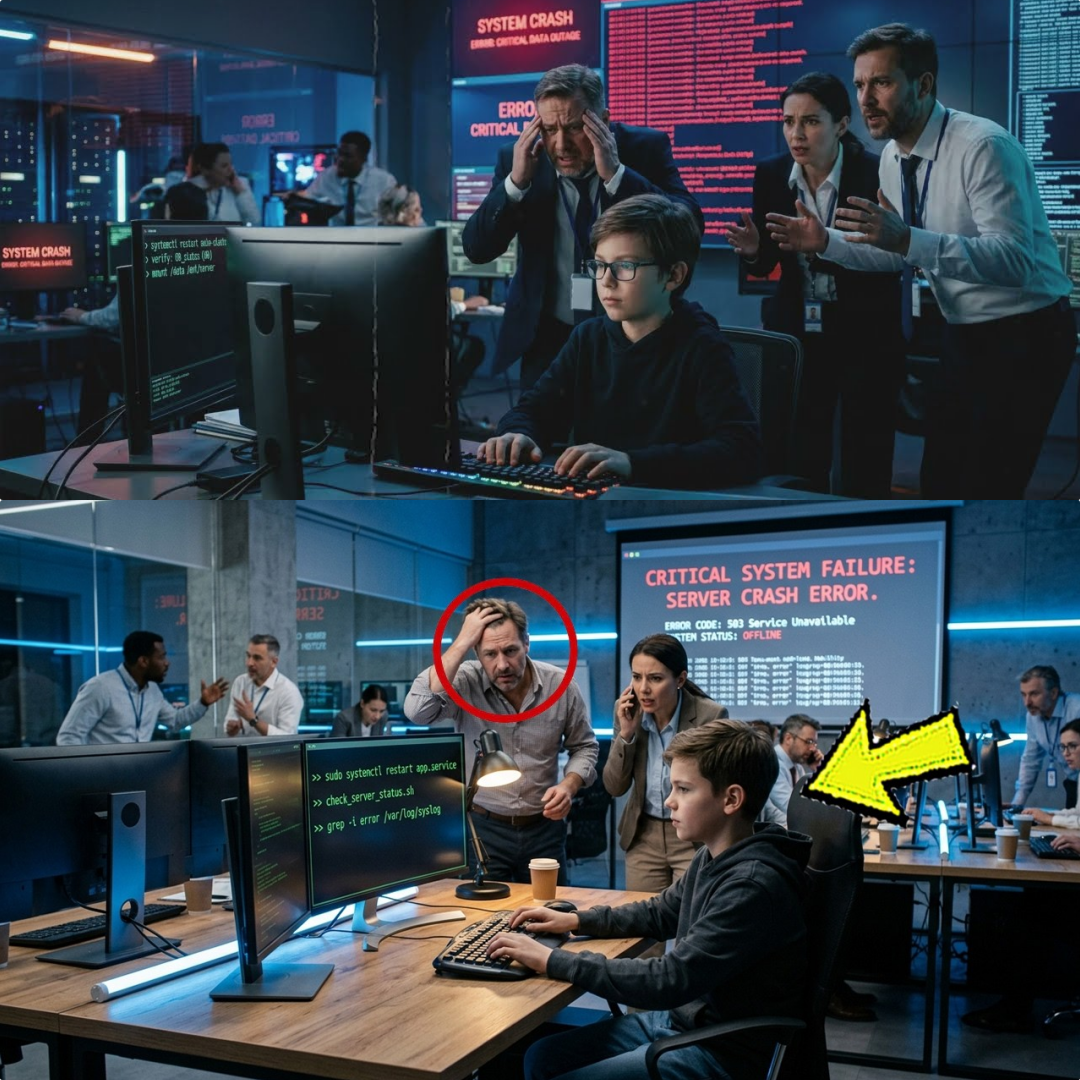 Server bricht zusammen – Hausmeistersohn tippt 3 Befehle und rettet die Firma