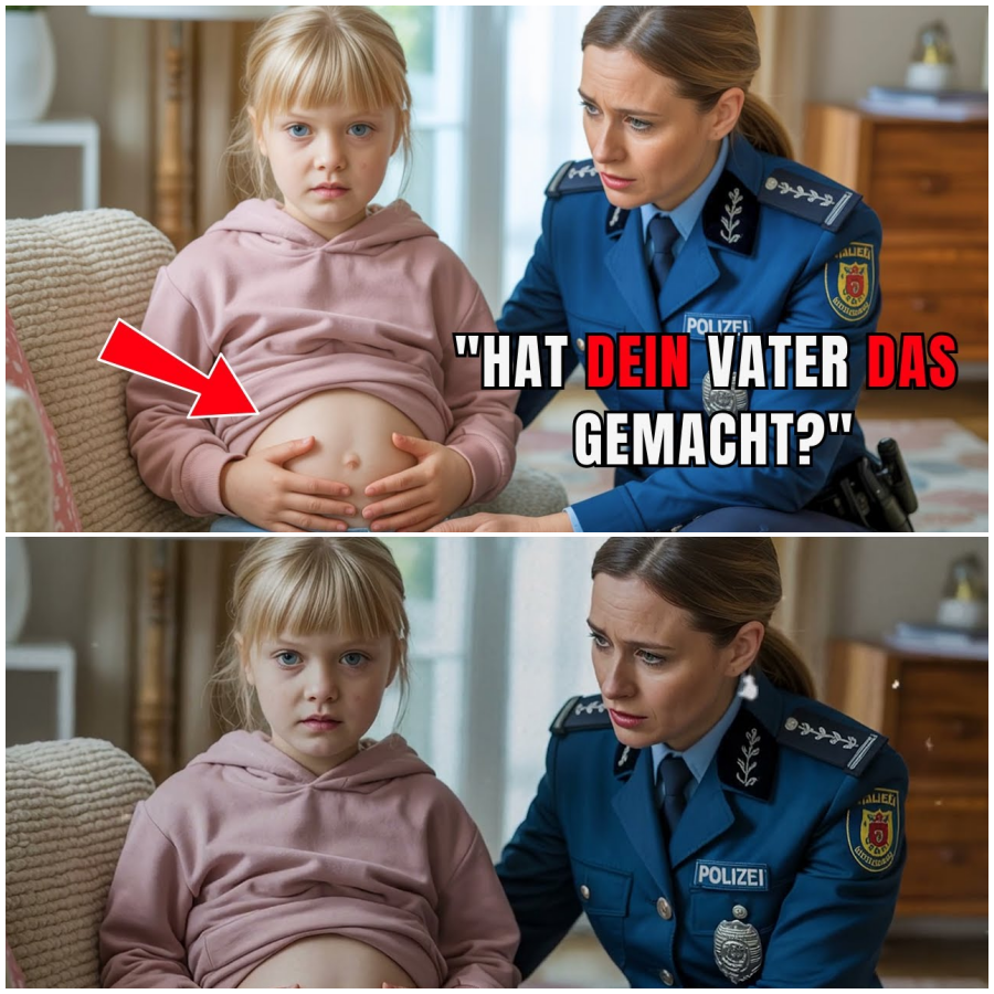 Kleines Mädchen ruft 112 und sagt: ‘Mein Bauch wird größer’ — die Wahrheit bringt alle zum Weinen