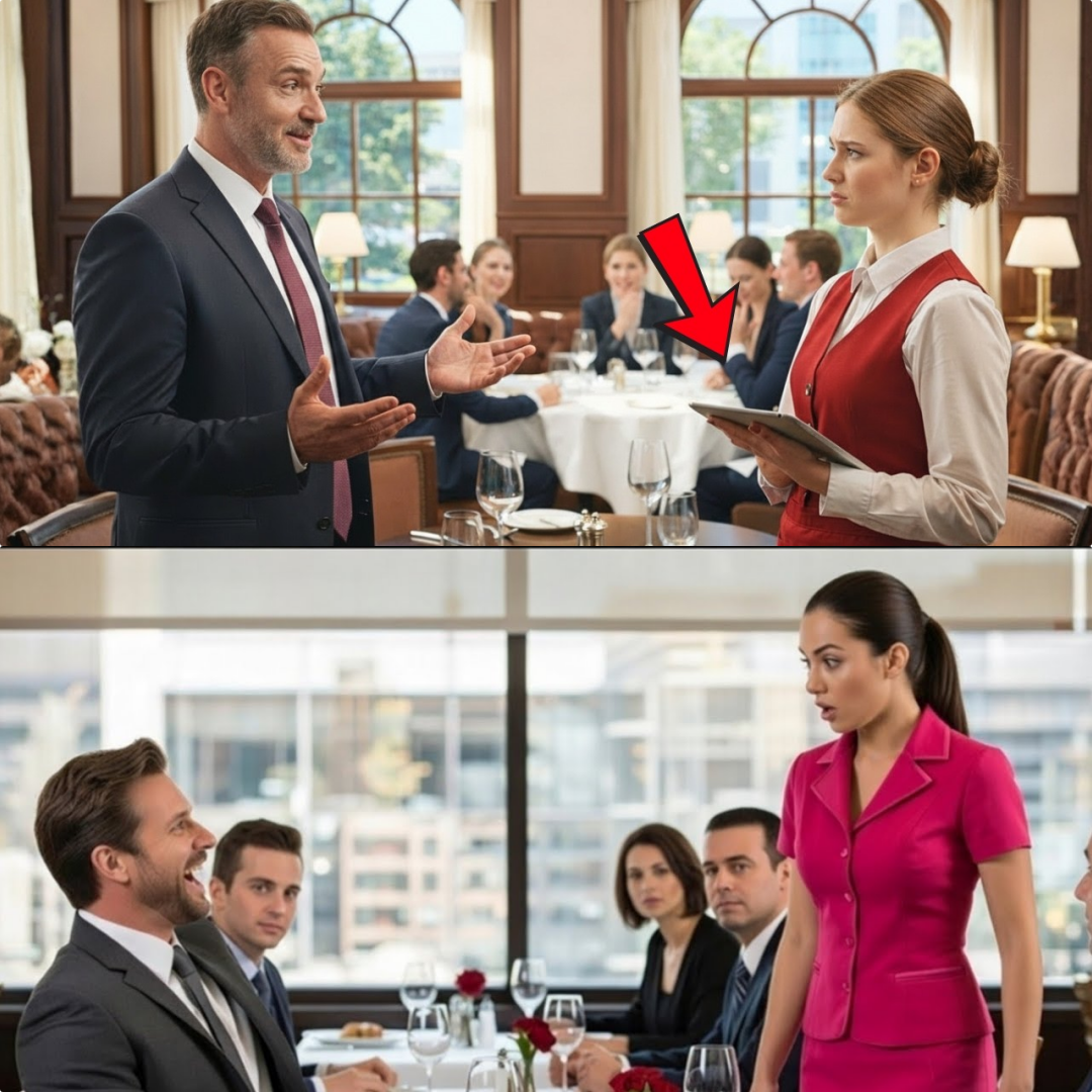 Milliardär Demütigt Eine Kellnerin – Doch Ihre Antwort Bringt Den Ganzen Saal Zum Schweigen
