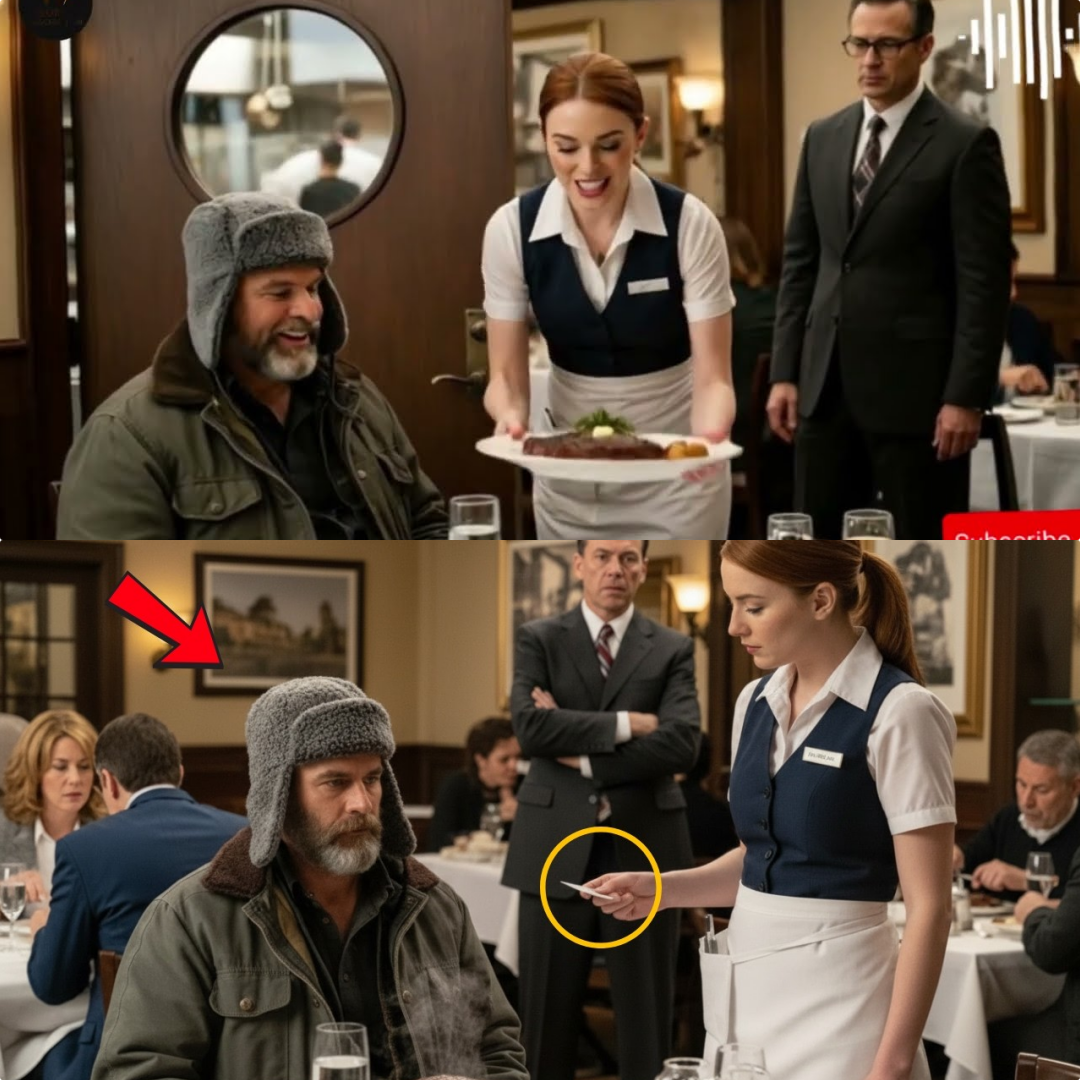 Undercover-Millionär bestellt ein Steak – was die Kellnerin ihm heimlich zusteckt, verändert alles