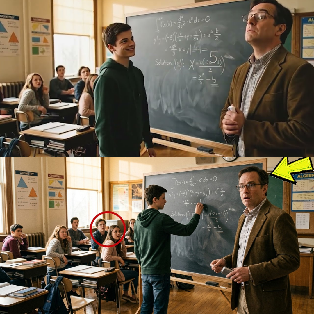 Lehrerin stellt schwere Gleichung – ahnungslos, dass vor ihr ein Genie sitzt