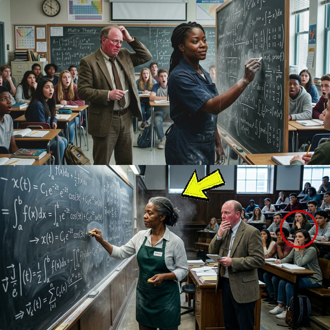 Lehrer fordert schwarze Putzfrau zum Rechnen auf – und blamiert sich komplett