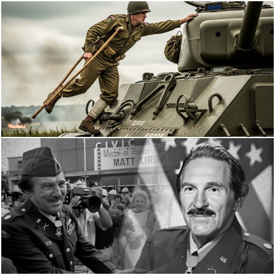 Wie ein Offizier an Krücken einen Panzer übernahm – alle Deutschen flohen