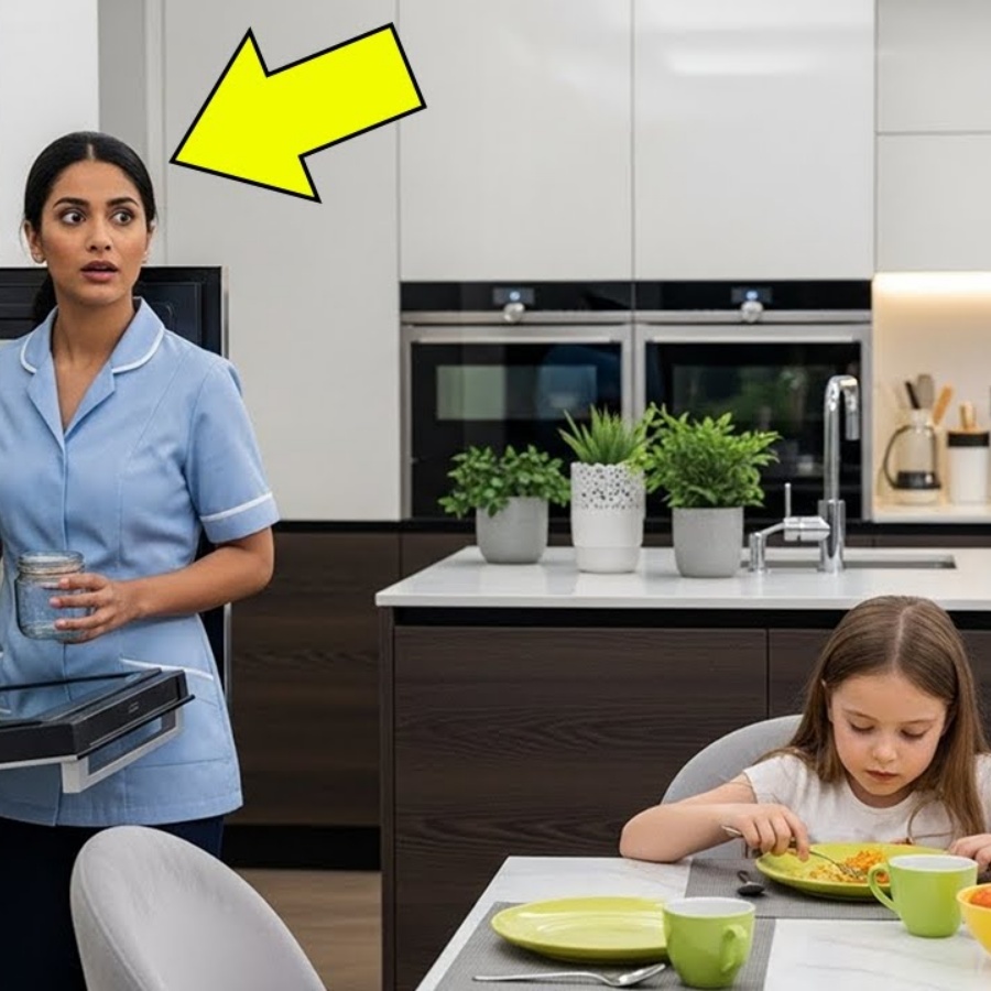 A FILHA DO MILIONÁRIO NÃO COMIA NADA… ATÉ QUE A BABÁ POBRE LIMPOU O ARMÁRIO E DESCOBRIU TUDO