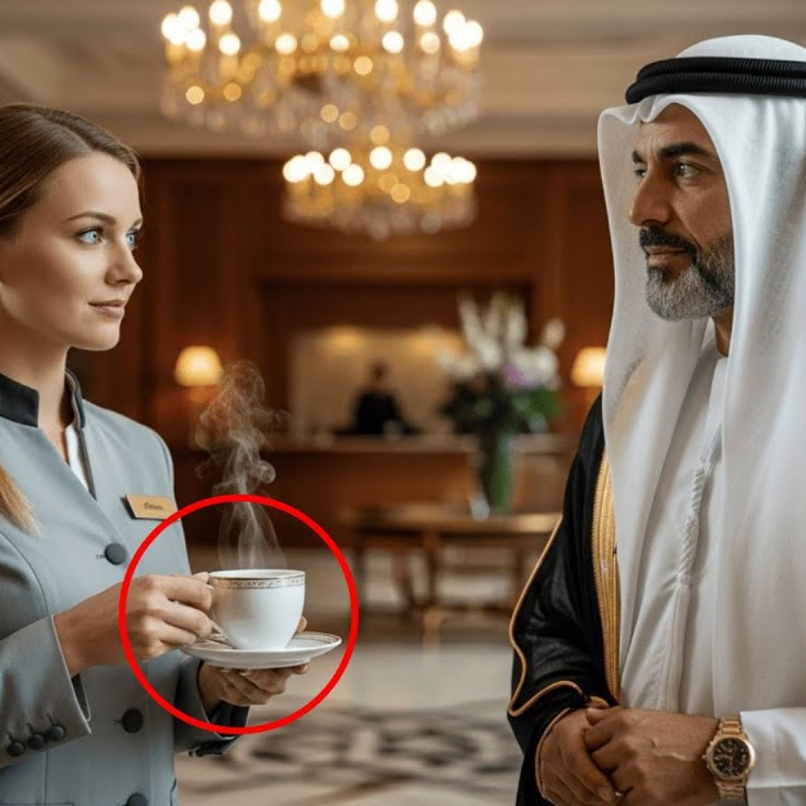Der Rezeption Verstand Niemand den Arabischen Millionär… Bis die Putzfrau Ihm Tee auf Arabisch Anbot