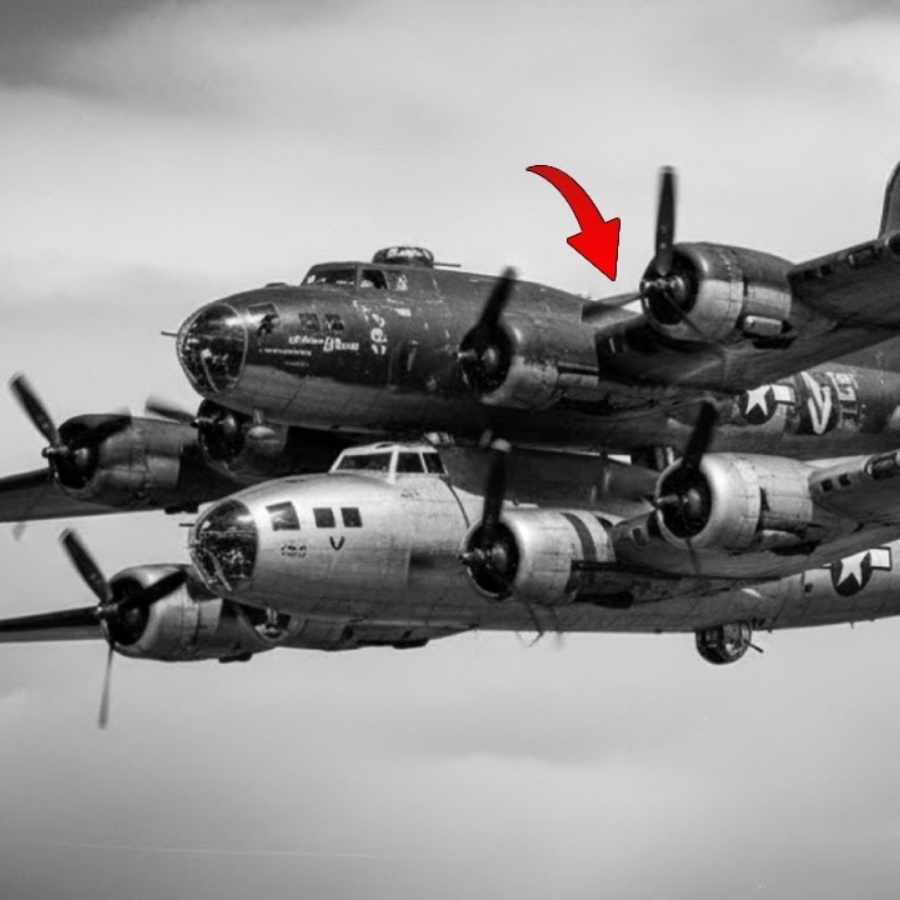 When Two B-17s Crashed at 20,000 Feet — They Flew Stuck Together as One Plane