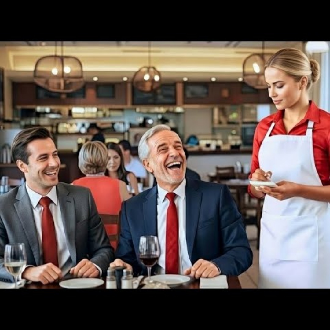 Millionär verspottet Kellnerin auf Deutsch – Sekunden später verstummt der ganze Saal