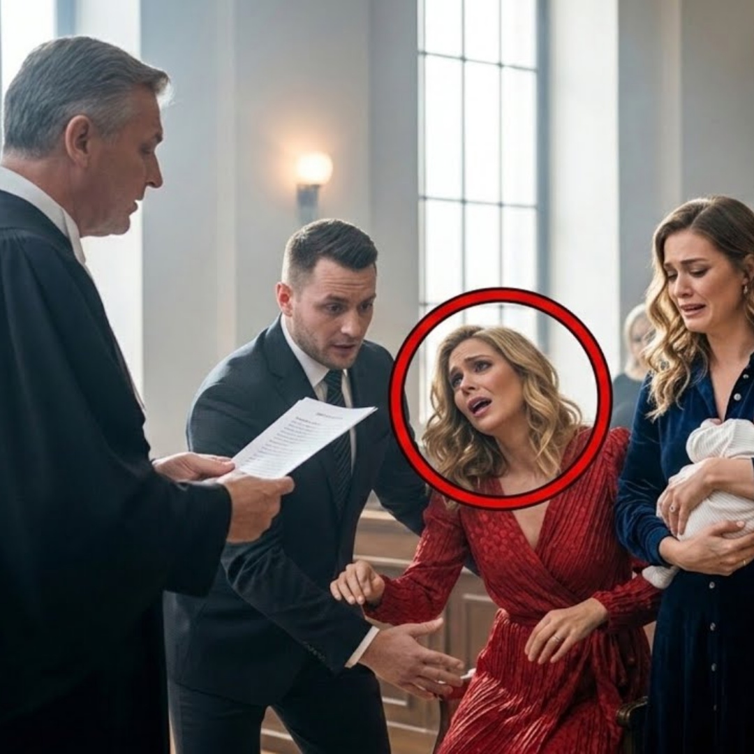 Sie kam mit zwei Babys ins Gericht – was der Richter vorlas, ließ alle erstarren