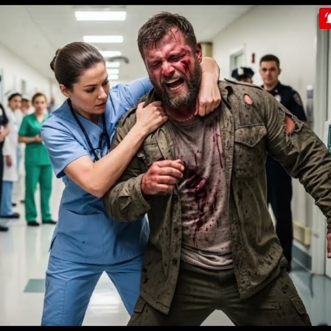 “Ein 2,10-Meter-Riese stürmt die Notaufnahme – dann stoppt ihn eine „Anfängerin“ in Sekunden”