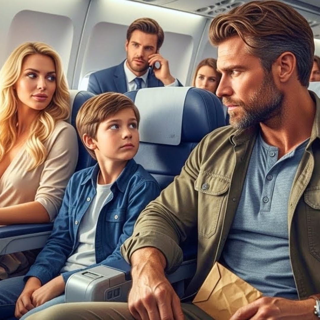 Alleinstehender Vater saß in 12F — bis sein Rufname F-22-Piloten strammstehen ließ…