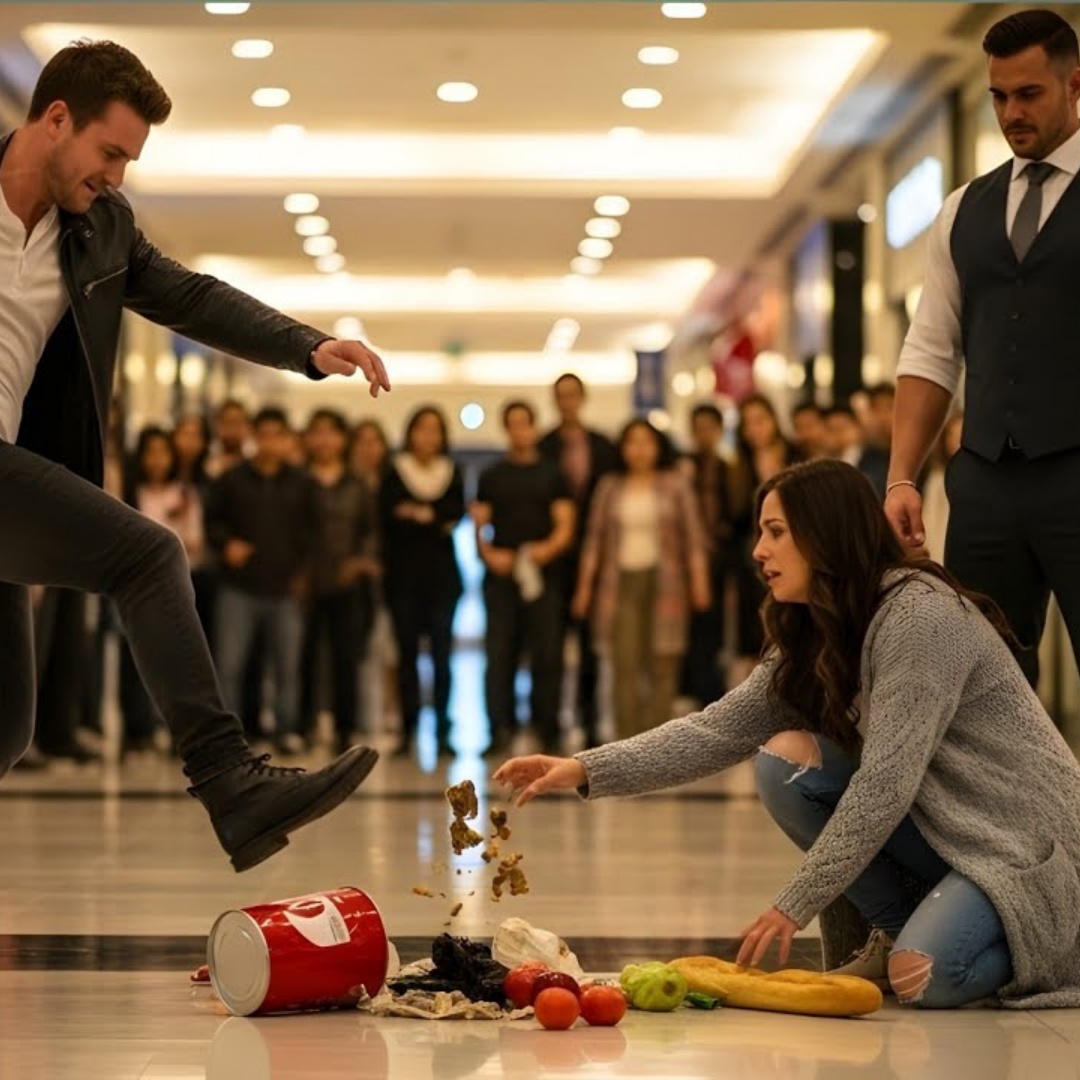 Er Trat Seine „Arme“ Ex-Frau Im Einkaufszentrum – Sekunden Später Bereute Er Alles