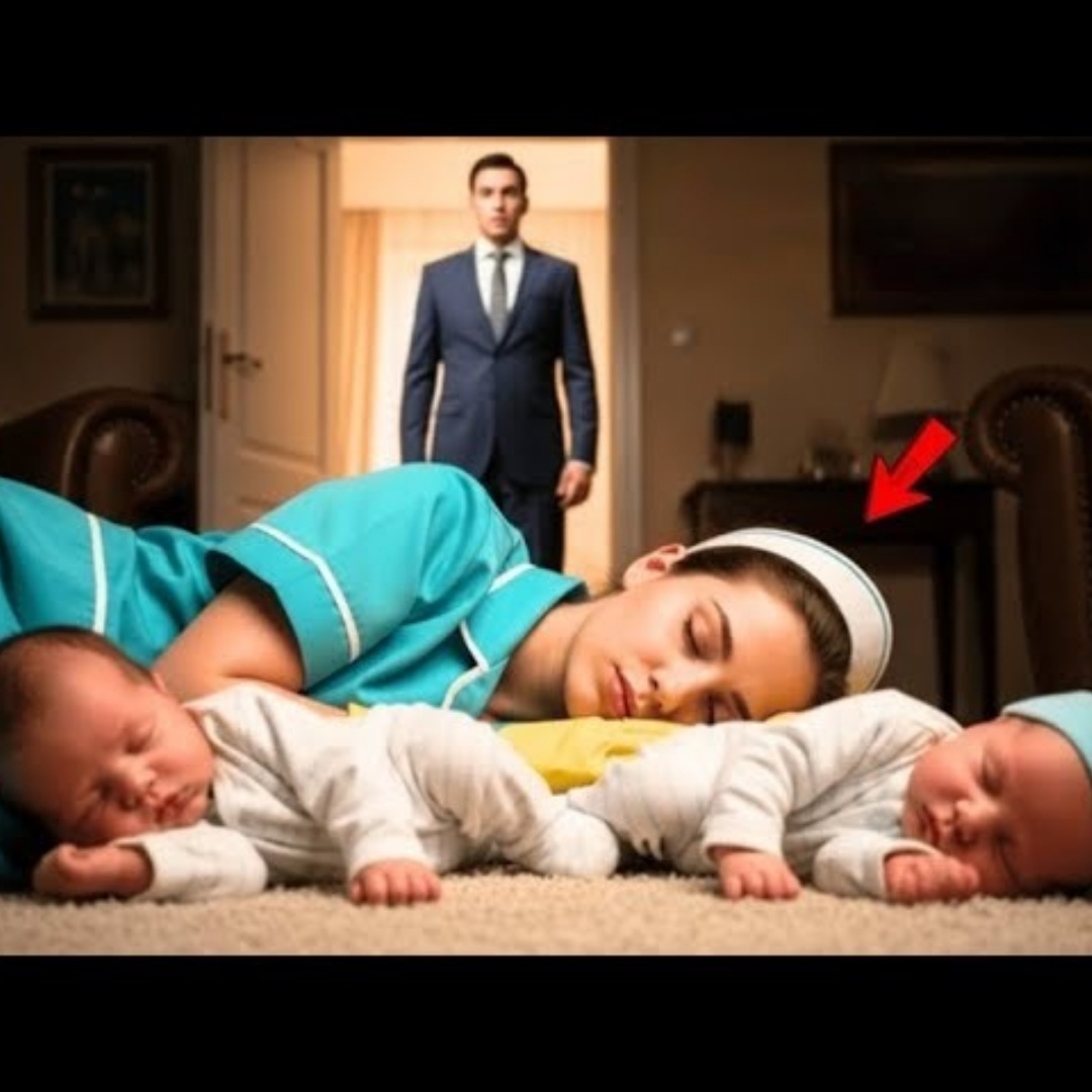 Die Hausangestellte schlief mit den Zwillingen auf dem Boden –der Millionär sah es und war sprachlos