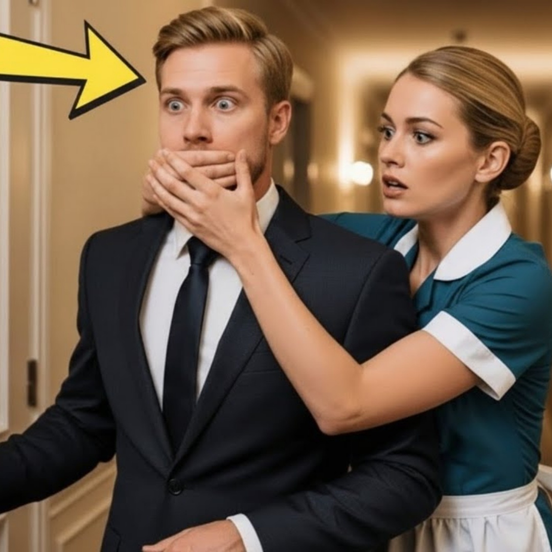 Millionär Kam Früh Heim Um Seine Frau Zu Erwischen… Doch Das Hausmädchen Flüsterte: „Sei Still –