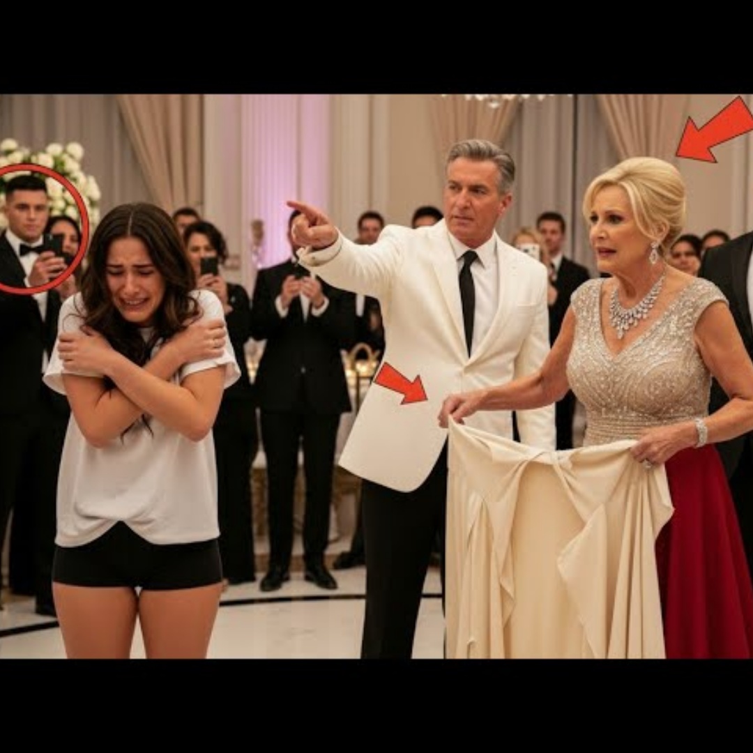 Sie entkleideten sie zur Demütigung – dann erschien ihr Milliardärs-Vater