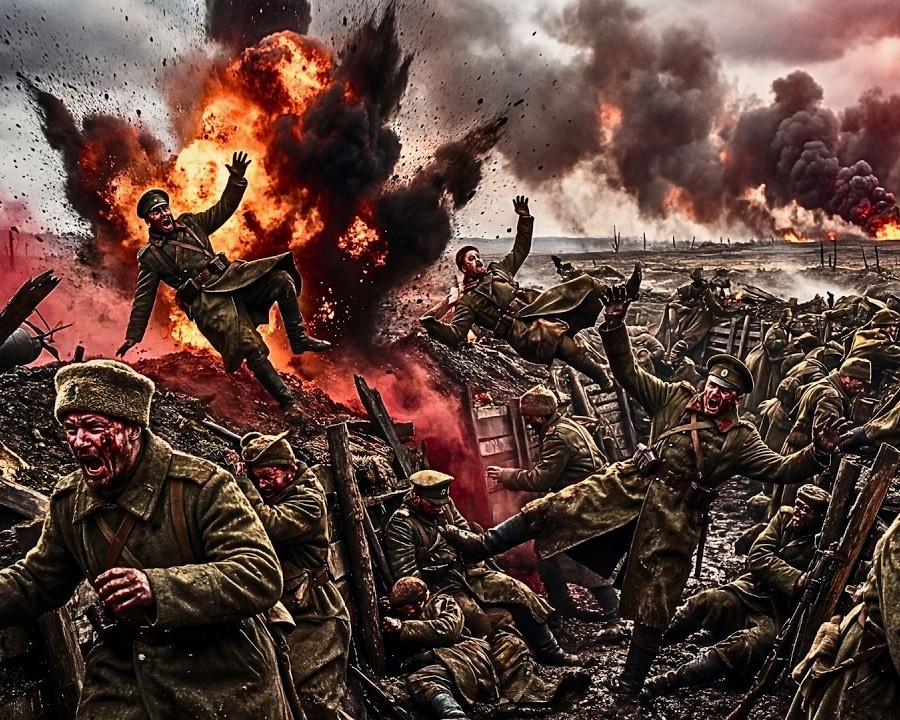 Die Schlacht, in der Deutschland und Österreich-Ungarn 1.500.000 Russen im Jahr 1915 ZERSCHMETTERTEN  DD