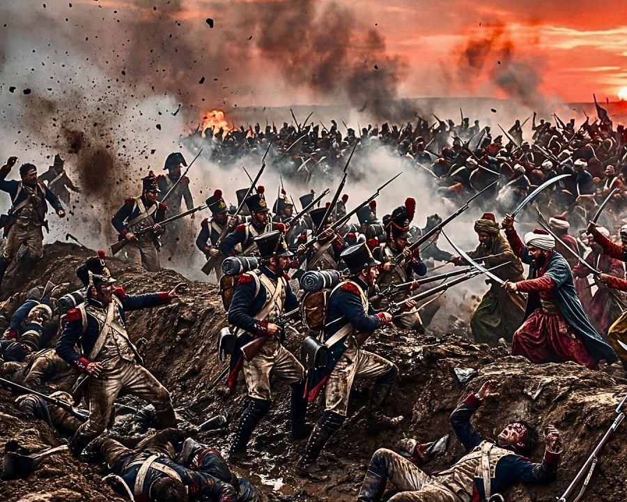 Das Massaker, in dem die Osmanen 10.000 Franzosen ZERSCHMETTERTEN | Akkon 1799   DD