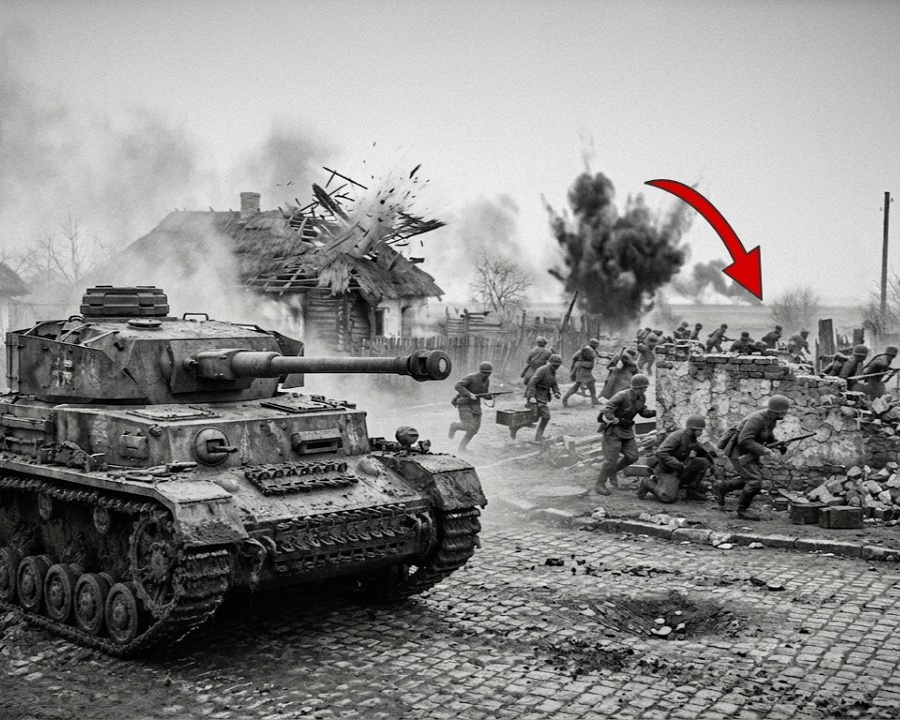 Als 280 Sowjets seinen Panzer umzingelten, funkte er: โFeuer auf meine Position!โ DD