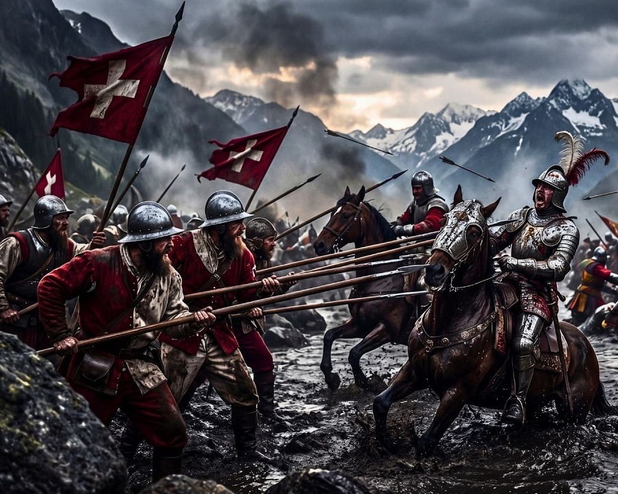 Näfels 1388: Die Schlacht, die die Freiheit der Schweiz gegen das Habsburger Reich sicherte  DD