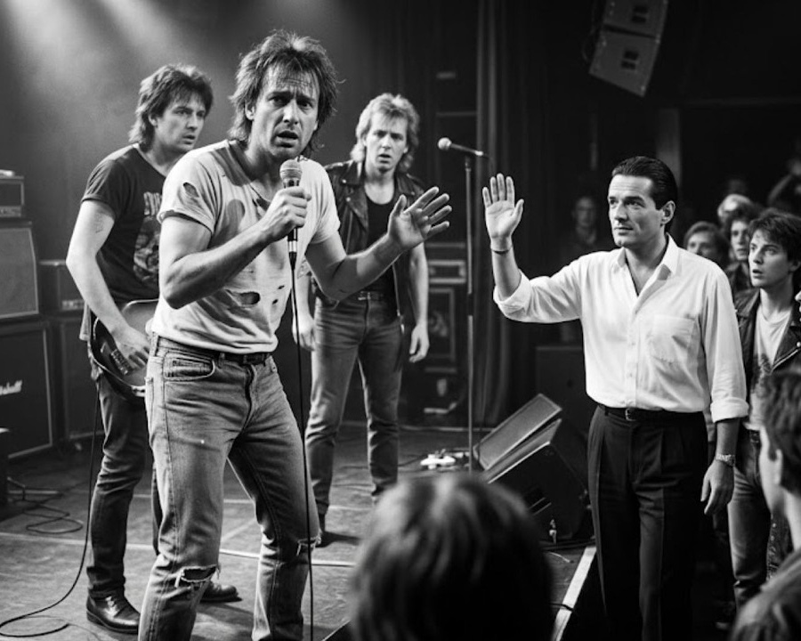 Die Band fragte: „Kann jemand singen?“ Als der Sänger krank wurde, bot Falco an zu helfen   DD