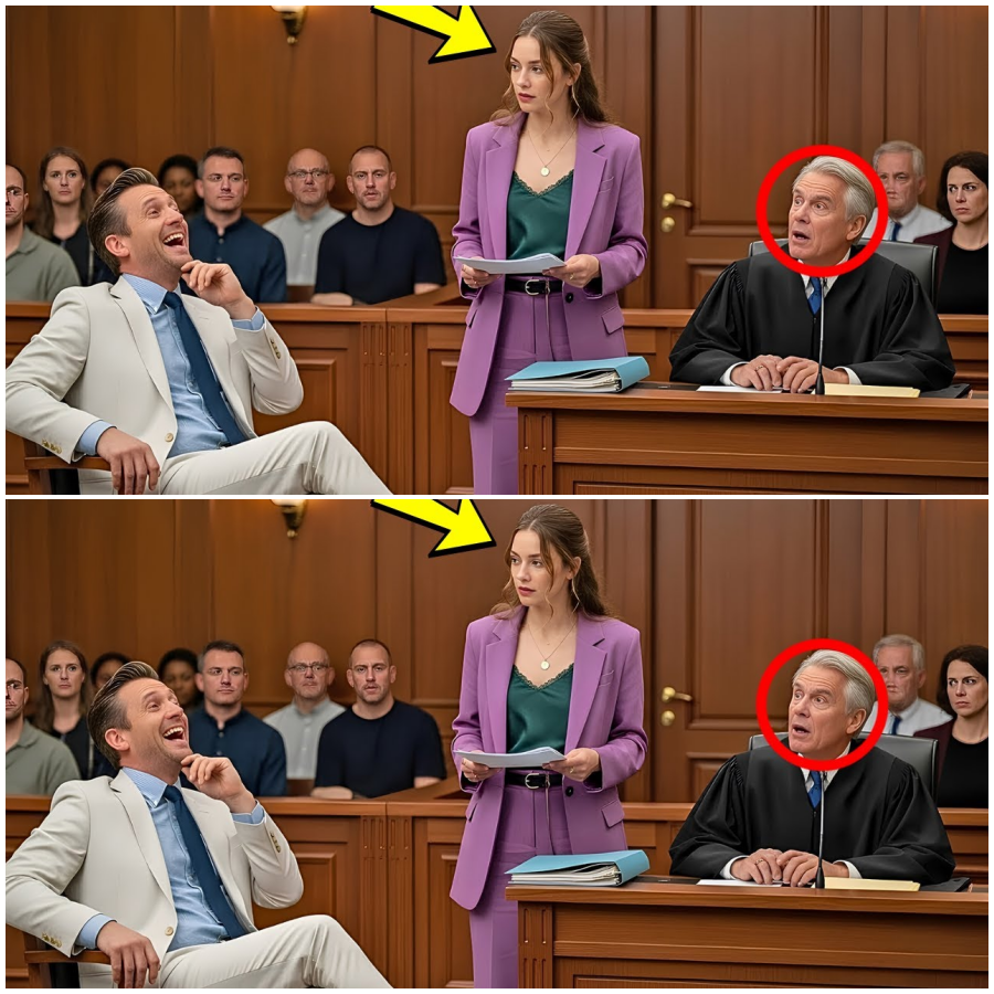 Er lachte, als seine Frau sich selbst verteidigte – der Gerichtssaal erstarrte, als sie sprach
