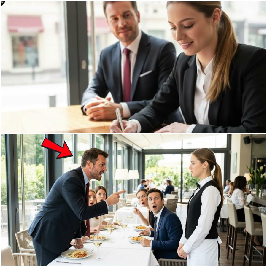 Der Millionär verspottet eine Kellnerin – Sekunden später bereut er es zutiefst