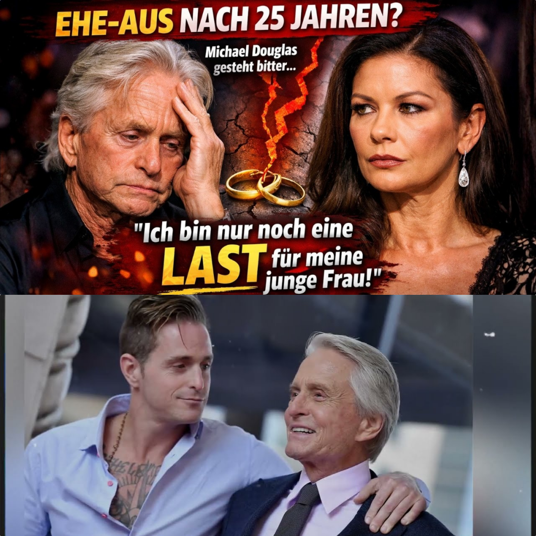 Das bittere Geständnis einer Legende: Warum Michael Douglas sich als „Last“ für Catherine Zeta-Jones empfühlt – Das Ende eines Hollywood-Märchens?