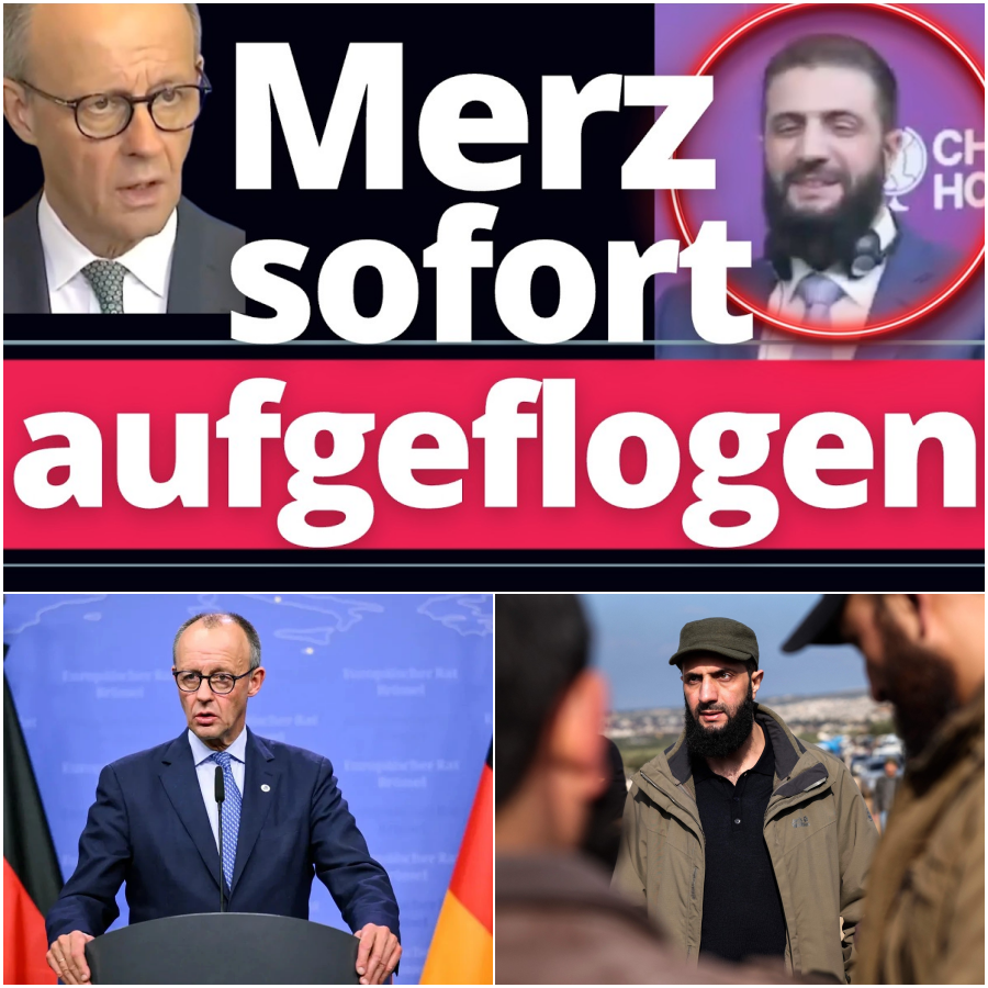 Der 24-Stunden-Bluff: Wie der syrische Machthaber Al-Dschulani die vollmundigen Rückführungspläne von Friedrich Merz krachend platzen ließ