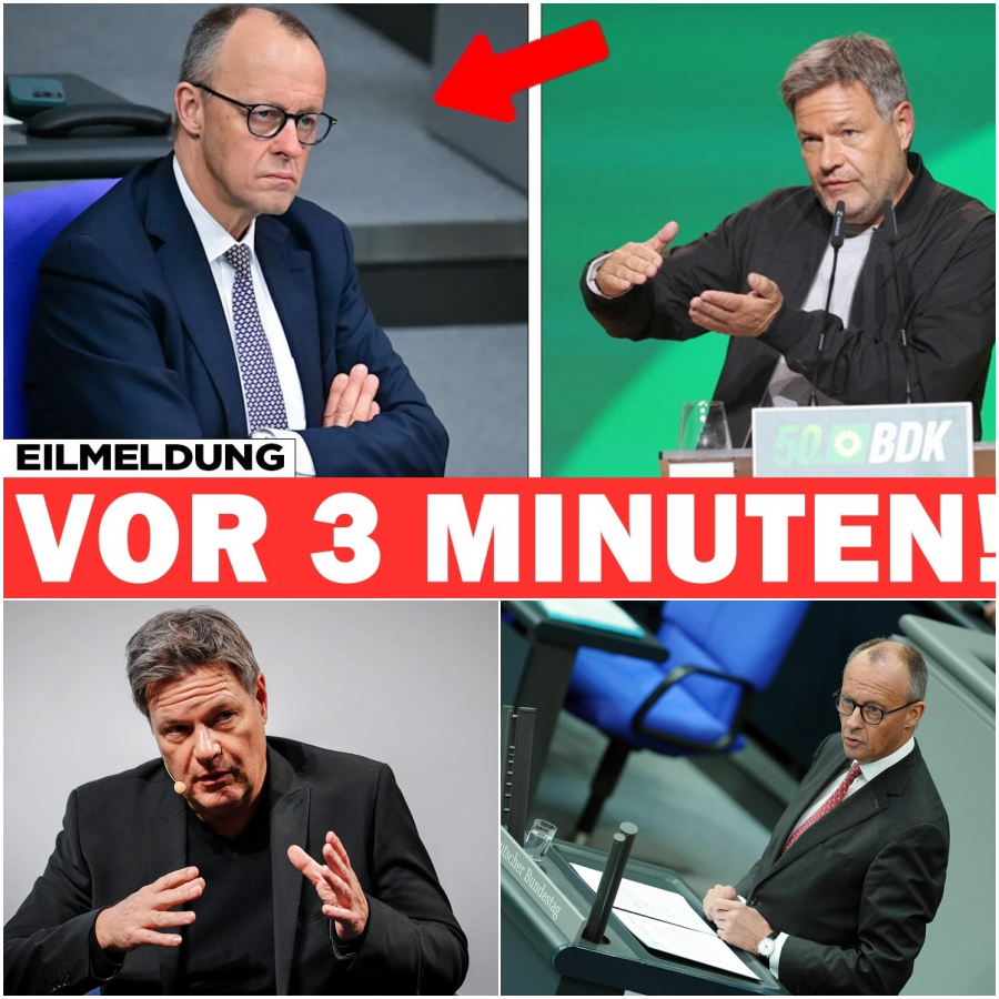 Der politische Paukenschlag: Habecks heuchlerische “Zauberformel” und das gefährliche Dilemma des Friedrich Merz in einem schleichend fallenden Deutschland