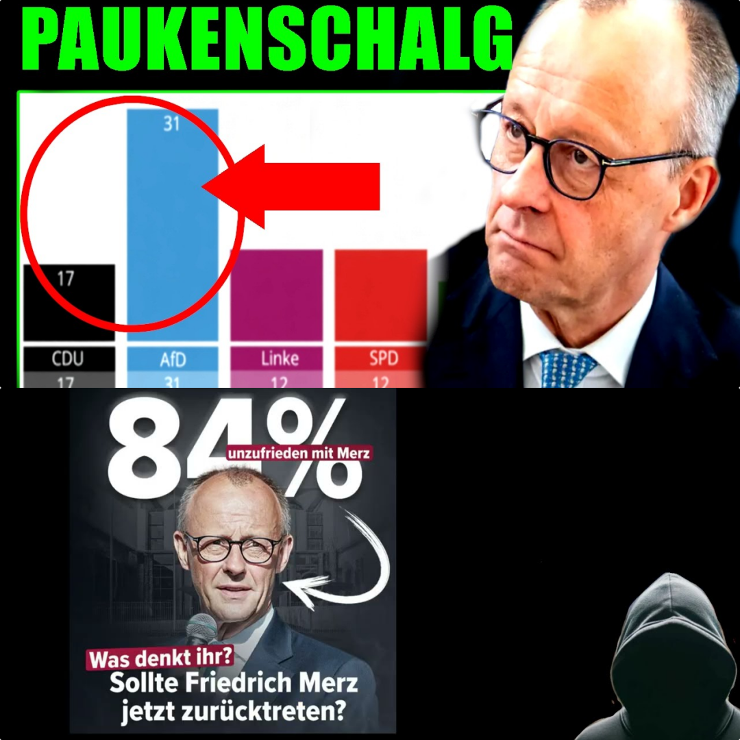 Umfrage-Beben in Berlin: AfD zieht an CDU vorbei – Massive Rücktrittsforderungen gegen Friedrich Merz!