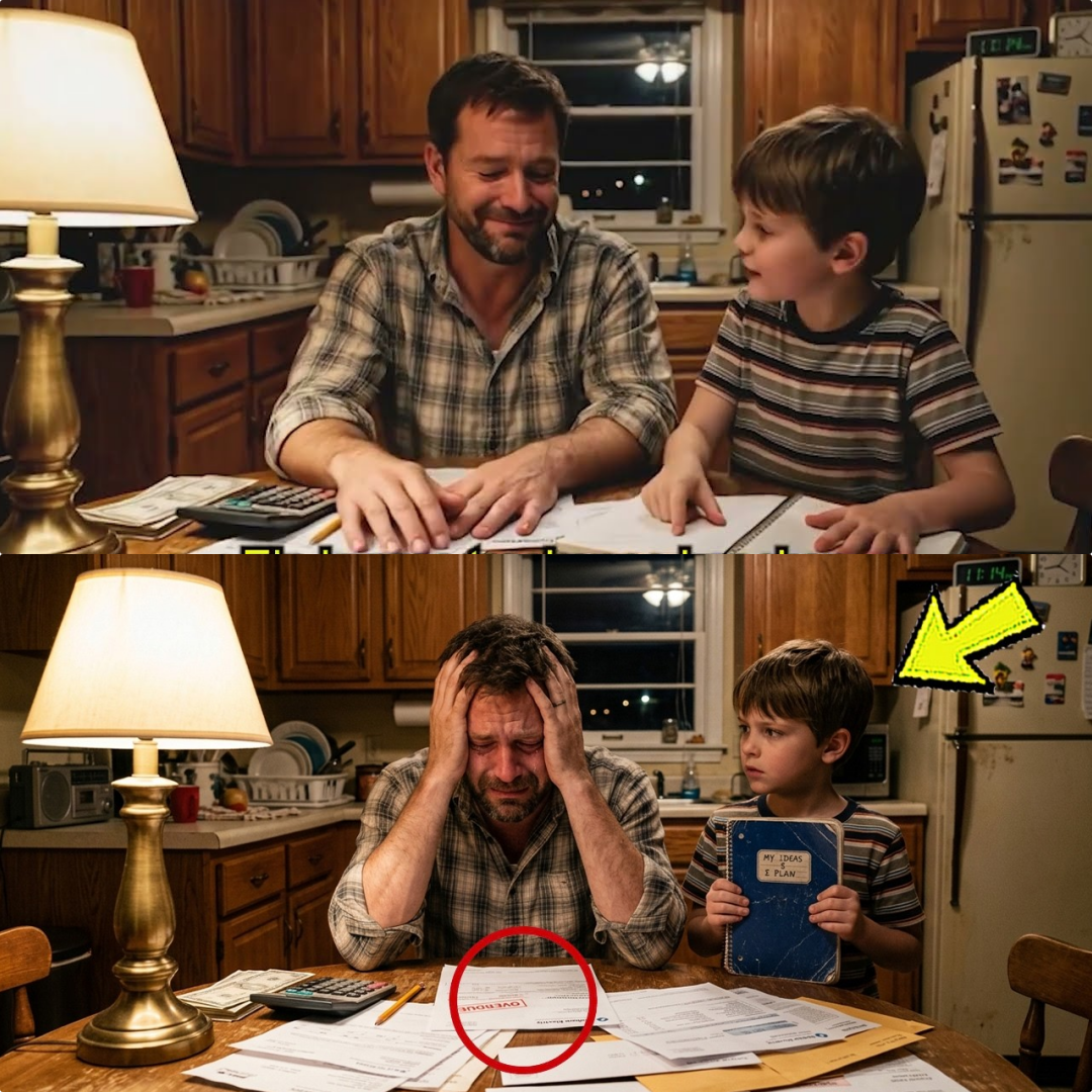 Vater weint wegen Schulden – dann holt der Sohn das blaue Heft