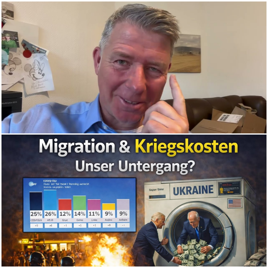 AfD-Hoch, und genau deshalb!CDU in Panik und die Kriegstreiber setzen noch einen drauf.Unglaublich!